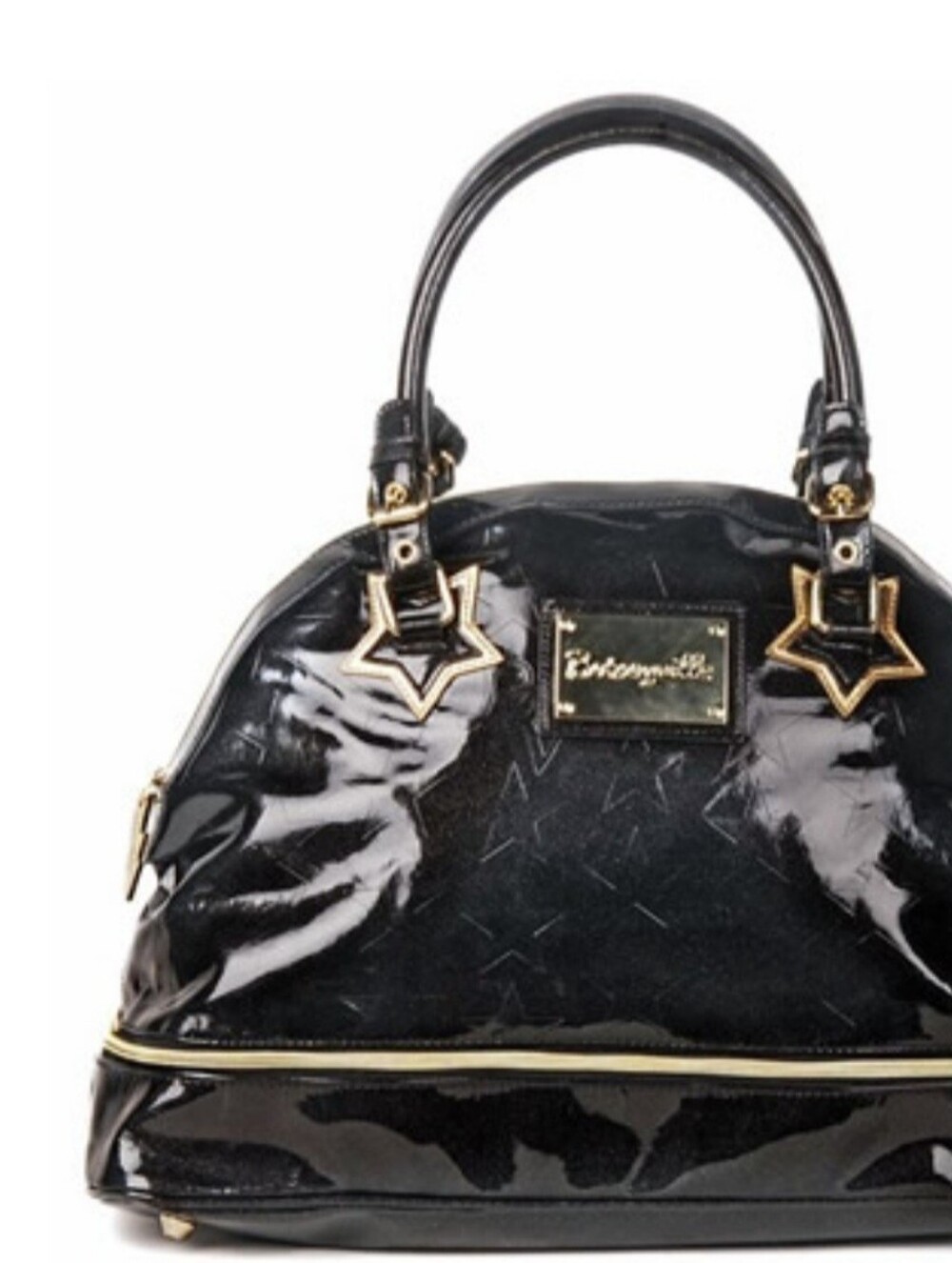 BETSEYVILLE By BETSEY JOHNSON PATENT SATCHEL